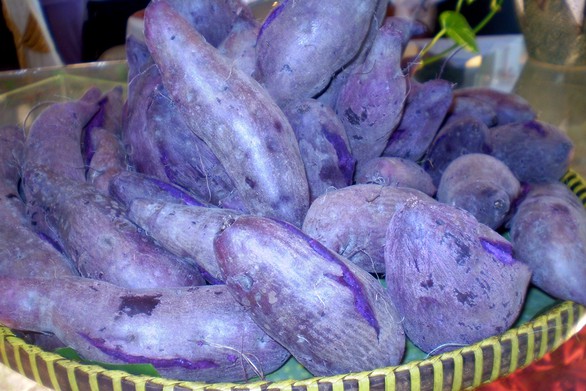 Khoai lang chấm mắm sống, món nghèo mà sang - Ảnh 1. Khoai lang chấm mắm sống, món nghèo mà sang - Ảnh 1.