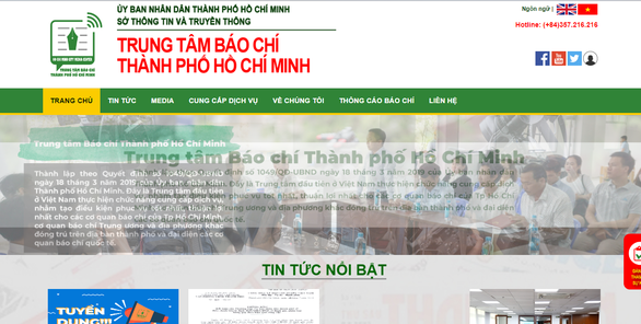 Nhiều cơ hội việc làm ở Trung tâm Báo chí TP.HCM - Ảnh 1. Nhiều cơ hội việc làm ở Trung tâm Báo chí TP.HCM - Ảnh 1.