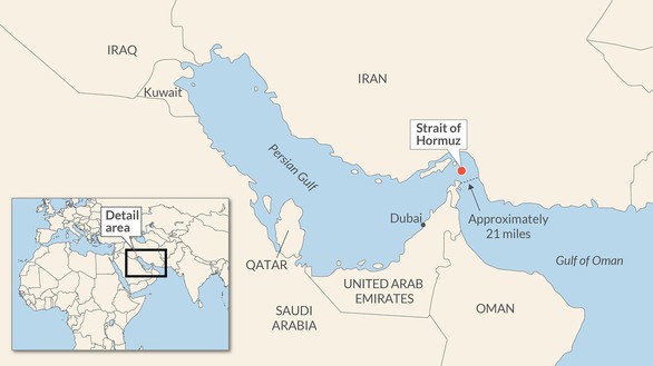 Mỹ yêu cầu Nhật, Hàn đưa quân tới eo biển Hormuz - Ảnh 2. Mỹ yêu cầu Nhật, Hàn đưa quân tới eo biển Hormuz - Ảnh 2.