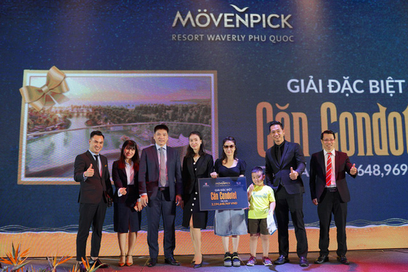 Tìm ra chủ nhân trúng giải căn Condotel Movenpick Resort Waverly Phú Quốc hơn 3 tỷ đồng - Ảnh 3. Tìm ra chủ nhân trúng giải căn Condotel Movenpick Resort Waverly Phú Quốc hơn 3 tỷ đồng - Ảnh 3.