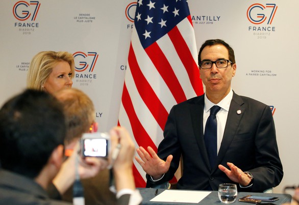 Bộ trưởng Tài chính Mnuchin: Mỹ - Trung có khả năng nối lại đàm phán trực tiếp - Ảnh 1. Bộ trưởng Tài chính Mnuchin: Mỹ - Trung có khả năng nối lại đàm phán trực tiếp - Ảnh 1.