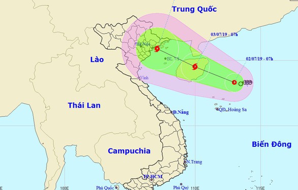 Áp thấp hướng vào Quảng Ninh - Hải Phòng, có thể mạnh thành bão - Ảnh 1. Áp thấp hướng vào Quảng Ninh - Hải Phòng, có thể mạnh thành bão - Ảnh 1.