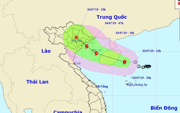 Áp thấp mạnh thành bão, cách đất liền Quảng Ninh - Hải Phòng 500km - Ảnh 1. Áp thấp mạnh thành bão, cách đất liền Quảng Ninh - Hải Phòng 500km - Ảnh 1.