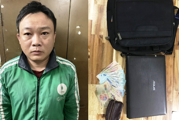 Trinh sát rượt đuổi bắt nóng tài xế Grab dỏm rảo xe trộm cắp ở Sài Gòn - Ảnh 1. Trinh sát rượt đuổi bắt nóng tài xế Grab dỏm rảo xe trộm cắp ở Sài Gòn - Ảnh 1.