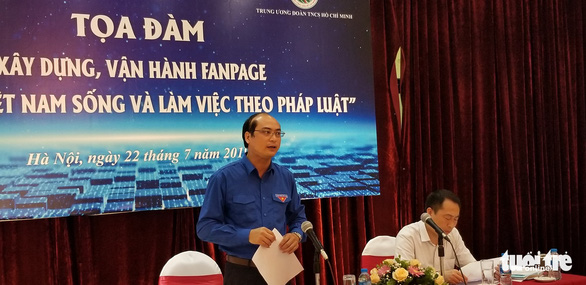 Xây dựng fanpage hỗ trợ thanh niên Việt Nam về pháp luật - Ảnh 1.