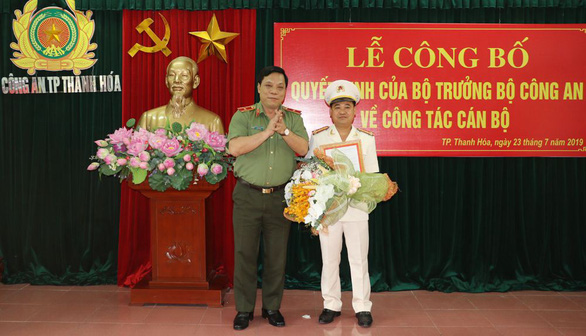 Bộ Công an bổ nhiệm Trưởng công an TP Thanh Hóa - Ảnh 1.