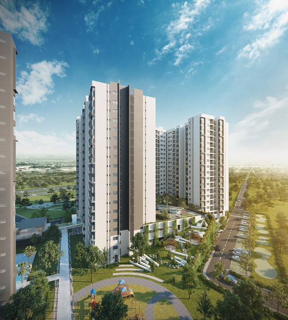 Cất nóc The Habitat Bình Dương - Công trình Xanh - Ảnh 1. Cất nóc The Habitat Bình Dương - Công trình Xanh - Ảnh 1.