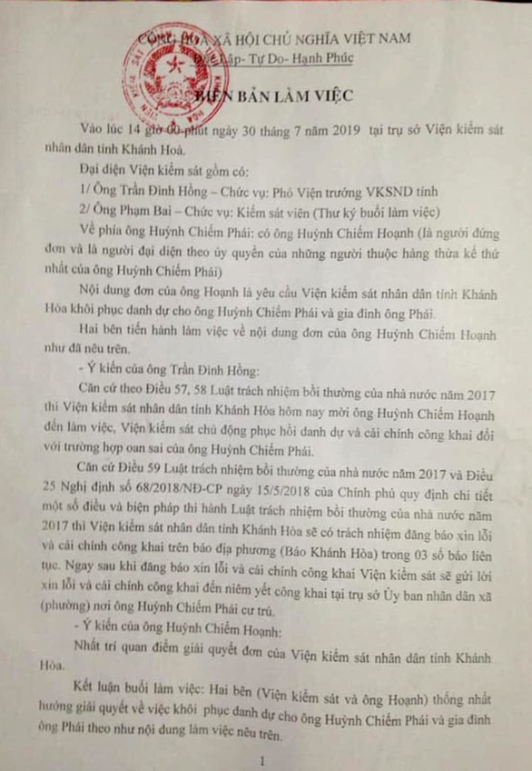 Oan 38 năm, chết gần 4 năm mới được minh oan - Ảnh 1. Oan 38 năm, chết gần 4 năm mới được minh oan - Ảnh 1.