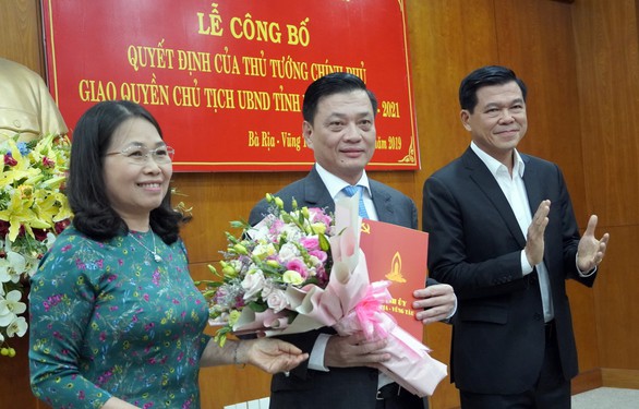 Ông Nguyễn Thành Long nắm quyền chủ tịch UBND tỉnh Bà Rịa - Vũng Tàu - Ảnh 1. Ông Nguyễn Thành Long nắm quyền chủ tịch UBND tỉnh Bà Rịa - Vũng Tàu - Ảnh 1.