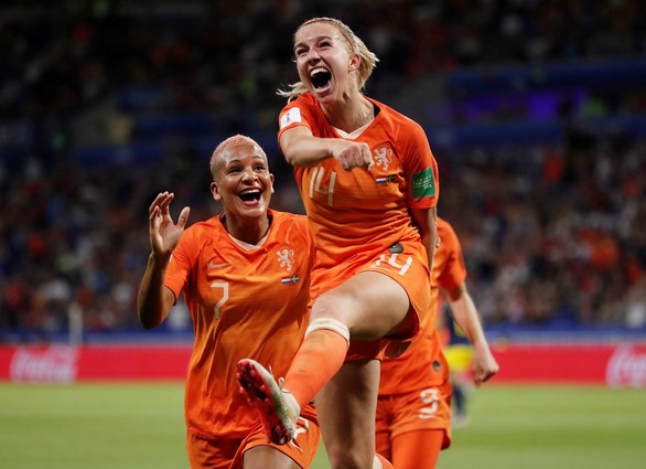 Đánh bại Thụy Điển, tuyển nữ Hà Lan lần đầu vào chung kết World Cup - Ảnh 1. Đánh bại Thụy Điển, tuyển nữ Hà Lan lần đầu vào chung kết World Cup - Ảnh 1.