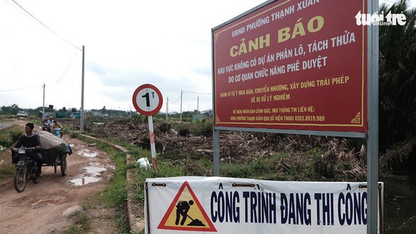 Cảnh báo lừa phân lô, bán nền ảo ở quận 9 TP.HCM - Ảnh 1. Cảnh báo lừa phân lô, bán nền ảo ở quận 9 TP.HCM - Ảnh 1.