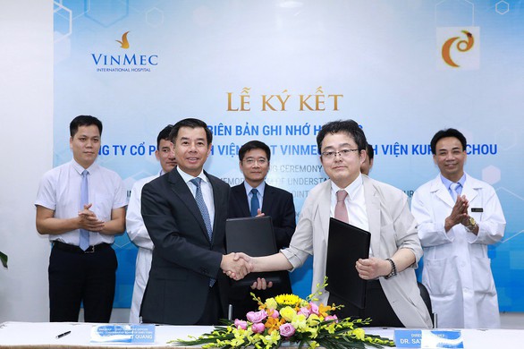 Nhật chuyển giao công nghệ điều trị ung thư gan cho Bệnh viện Vinmec - Ảnh 1. Nhật chuyển giao công nghệ điều trị ung thư gan cho Bệnh viện Vinmec - Ảnh 1.