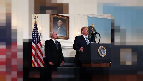 Ông Trump tiếp tục chọn ông Pence cùng tranh cử - Ảnh 1. Ông Trump tiếp tục chọn ông Pence cùng tranh cử - Ảnh 1.