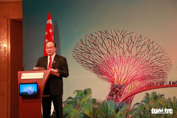 Singapore kêu gọi doanh nghiệp Việt đầu tư vào điện mặt trời nổi - Ảnh 1. Singapore kêu gọi doanh nghiệp Việt đầu tư vào điện mặt trời nổi - Ảnh 1.