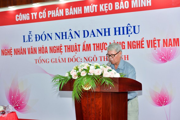 Tổng giám đốc công ty Bánh kẹo Bảo Minh nhận danh hiệu Nghệ nhân - Ảnh 2. Tổng giám đốc công ty Bánh kẹo Bảo Minh nhận danh hiệu Nghệ nhân - Ảnh 2.