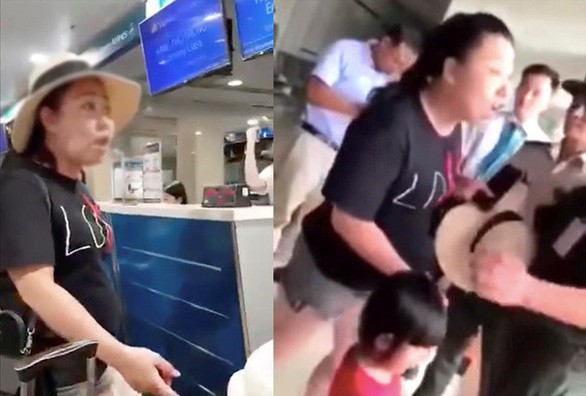 Đề xuất tạm đình chỉ công tác 30 ngày nữ công an mắng chửi nhân viên sân bay - Ảnh 1. Đề xuất tạm đình chỉ công tác 30 ngày nữ công an mắng chửi nhân viên sân bay - Ảnh 1.