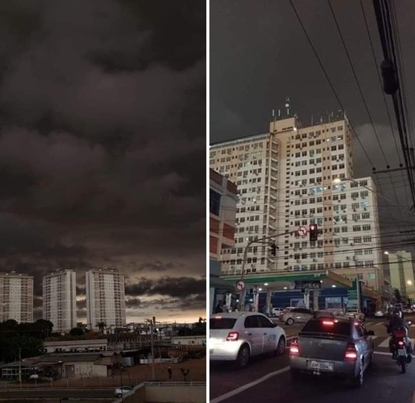 Bang Brazil tối sầm giữa ban ngày, trời trút mưa đen khác thường - Ảnh 2. Bang Brazil tối sầm giữa ban ngày, trời trút mưa đen khác thường - Ảnh 2.