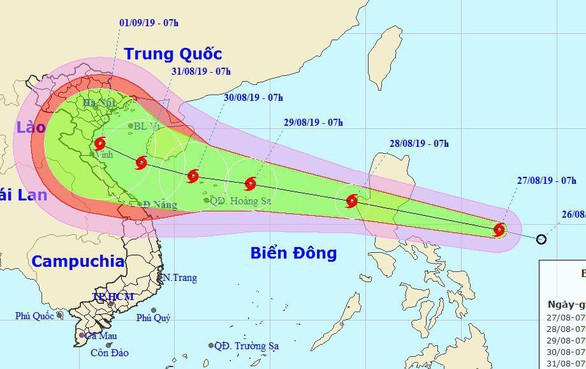 Bão sắp vào biển Đông, Nam Bộ gia tăng mưa dông - Ảnh 1. Bão sắp vào biển Đông, Nam Bộ gia tăng mưa dông - Ảnh 1.