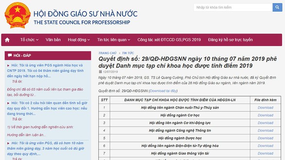Bài báo quốc tế ngáng đường ứng viên giáo sư, phó giáo sư - Ảnh 1. Bài báo quốc tế ngáng đường ứng viên giáo sư, phó giáo sư - Ảnh 1.