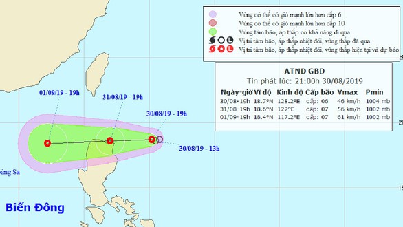 Bão mới tan, áp thấp nhiệt đới đang tiến vào Biển Đông - Ảnh 1. Bão mới tan, áp thấp nhiệt đới đang tiến vào Biển Đông - Ảnh 1.