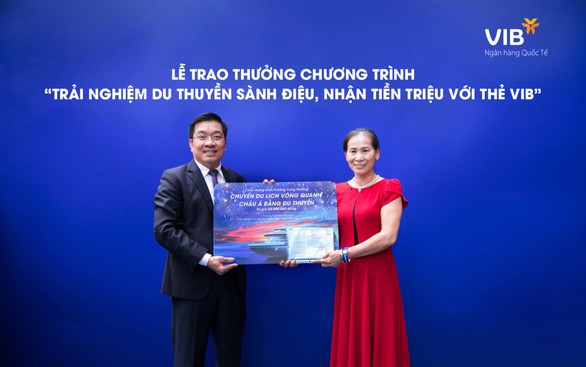 Đã có 2 chủ thẻ VIB trúng cặp vé du thuyền châu Á - Ảnh 1. Đã có 2 chủ thẻ VIB trúng cặp vé du thuyền châu Á - Ảnh 1.