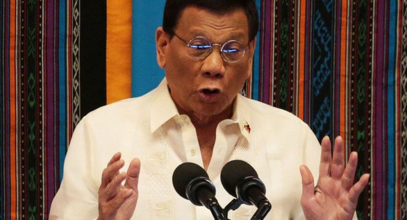 Ông Duterte nói ‘không bao giờ’ cho Mỹ triển khai hạt nhân tại Philippines - Ảnh 1. Ông Duterte nói ‘không bao giờ’ cho Mỹ triển khai hạt nhân tại Philippines - Ảnh 1.