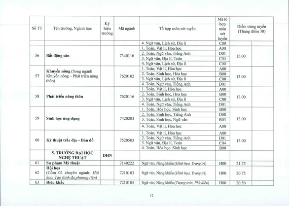 ĐH Huế: điểm chuẩn tăng từ 1-2 điểm so với năm ngoái - Ảnh 12. ĐH Huế: điểm chuẩn tăng từ 1-2 điểm so với năm ngoái - Ảnh 12.
