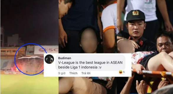 Bóng đá Việt Nam bị bôi đen sau vụ cổ động viên Nam Định ném pháo sáng - Ảnh 1. Bóng đá Việt Nam bị bôi đen sau vụ cổ động viên Nam Định ném pháo sáng - Ảnh 1.