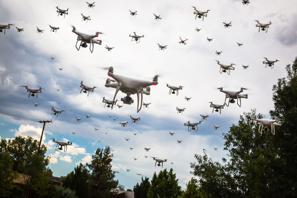 Chiến thuật ruồi bu với Drone đã xuất hiện ở Saudi Arabia? - Ảnh 3.