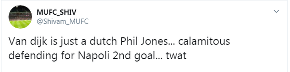 Mới phạm một sai lầm, nhiều CĐV đã nói ‘Van Dijk giống Phil Jones’ - Ảnh 1. Mới phạm một sai lầm, nhiều CĐV đã nói ‘Van Dijk giống Phil Jones’ - Ảnh 1.
