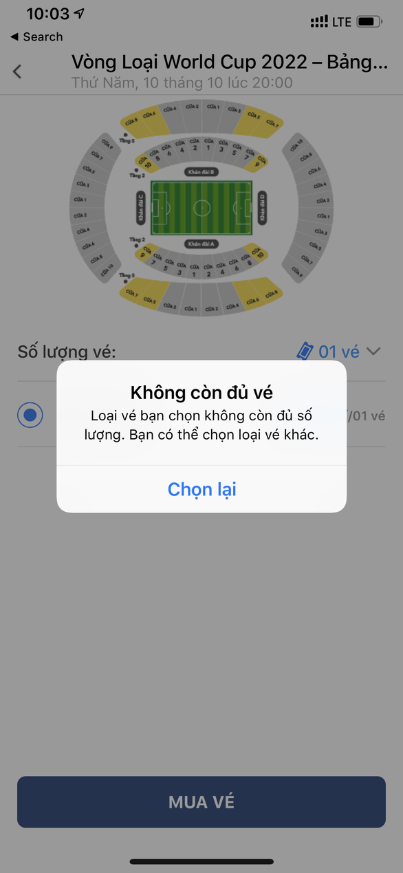 Vé xem trận Việt Nam - Malaysia đợt 1 bán hết trong chưa đầy 3 phút? - Ảnh 5. Vé xem trận Việt Nam - Malaysia đợt 1 bán hết trong chưa đầy 3 phút? - Ảnh 5.