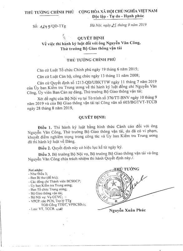 Kỷ luật ba thứ trưởng, một cựu thứ trưởng Bộ Giao thông vận tải - Ảnh 5. Kỷ luật ba thứ trưởng, một cựu thứ trưởng Bộ Giao thông vận tải - Ảnh 5.