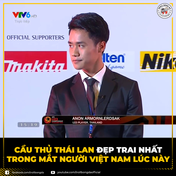 Đội trưởng U23 Thái được khen đẹp trai vì... bốc thăm dễ thở cho Việt Nam - Ảnh 3. Đội trưởng U23 Thái được khen đẹp trai vì... bốc thăm dễ thở cho Việt Nam - Ảnh 3.