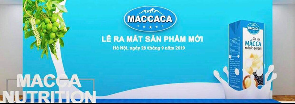 Ra mắt sữa hạt Macca Milk made in Vietnam - Ảnh 1. Ra mắt sữa hạt Macca Milk made in Vietnam - Ảnh 1.
