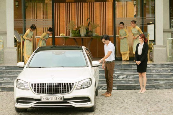 CocoLand River Beach Resort & Spa dùng xe sang MayBach S450 đưa đón khách - Ảnh 1. CocoLand River Beach Resort & Spa dùng xe sang MayBach S450 đưa đón khách - Ảnh 1.