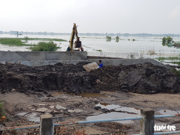Xả lũ đập tràn Trà Sư ngày 4-10, tháo chua rửa phèn cho tứ giác Long Xuyên - Ảnh 2. Xả lũ đập tràn Trà Sư ngày 4-10, tháo chua rửa phèn cho tứ giác Long Xuyên - Ảnh 2.
