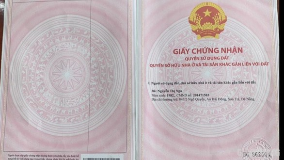 Đà Nẵng cảnh báo cho người dân về sổ đỏ giả - Ảnh 1. Đà Nẵng cảnh báo cho người dân về sổ đỏ giả - Ảnh 1.