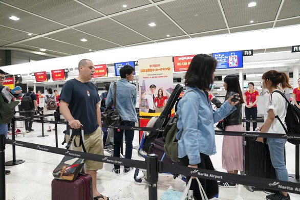 Lùi giờ nhiều chuyến bay từ Việt Nam đến Nhật vì bão áp sát Tokyo - Ảnh 1. Lùi giờ nhiều chuyến bay từ Việt Nam đến Nhật vì bão áp sát Tokyo - Ảnh 1.