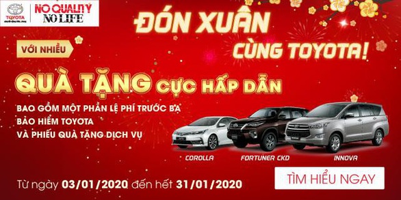 Toyota khuấy động thị trường xe hơi cuối năm với nhiều ưu đãi hấp dẫn - Ảnh 1. Toyota khuấy động thị trường xe hơi cuối năm với nhiều ưu đãi hấp dẫn - Ảnh 1.