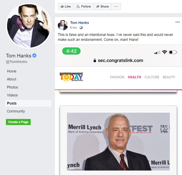 Tom Hanks bức xúc vì bỗng dưng thành người quảng cáo cần sa - Ảnh 1. Tom Hanks bức xúc vì bỗng dưng thành người quảng cáo cần sa - Ảnh 1.
