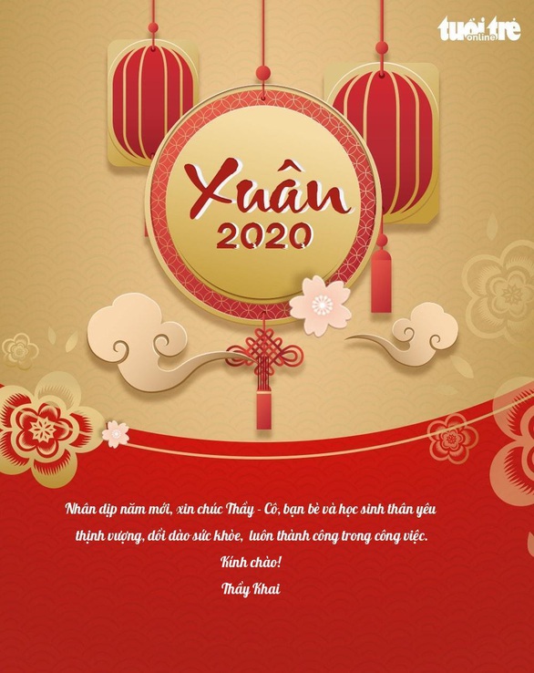 Cùng Tuổi Trẻ Online tạo thiệp chúc tết thầy cô năm mới 2020 - Ảnh 5. Cùng Tuổi Trẻ Online tạo thiệp chúc tết thầy cô năm mới 2020 - Ảnh 5.