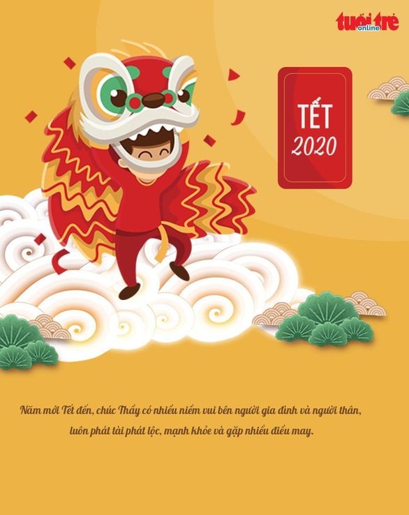 Cùng Tuổi Trẻ Online tạo thiệp chúc tết thầy cô năm mới 2020 - Ảnh 4. Cùng Tuổi Trẻ Online tạo thiệp chúc tết thầy cô năm mới 2020 - Ảnh 4.