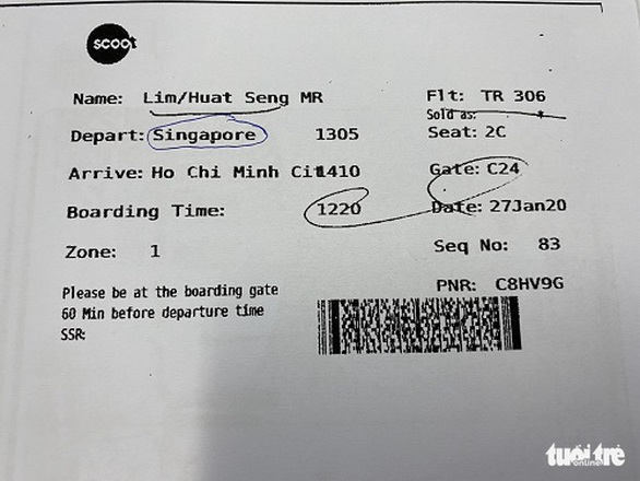 Người Singapore chết tại Trà Vinh là do bệnh, không phải corona - Ảnh 1. Người Singapore chết tại Trà Vinh là do bệnh, không phải corona - Ảnh 1.