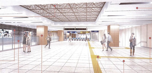 Metro số 1 Bến Thành - Suối Tiên sắp hoàn thiện ga Nhà hát TP - Ảnh 3. Metro số 1 Bến Thành - Suối Tiên sắp hoàn thiện ga Nhà hát TP - Ảnh 3.