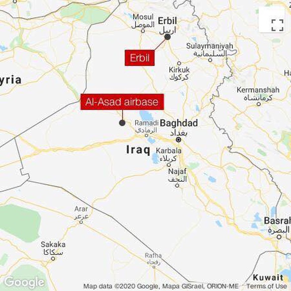 Iran nã hàng chục tên lửa vào căn cứ có lính Mỹ ở Iraq - Ảnh 6. Iran nã hàng chục tên lửa vào căn cứ có lính Mỹ ở Iraq - Ảnh 6.