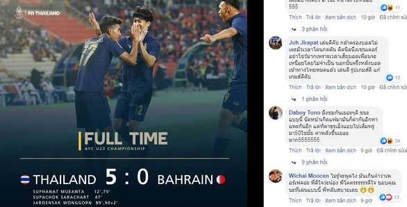 Thắng Bahrain 5-0, CĐV Thái nói hãy bình tĩnh, mọi chuyện chỉ mới bắt đầu - Ảnh 1. Thắng Bahrain 5-0, CĐV Thái nói hãy bình tĩnh, mọi chuyện chỉ mới bắt đầu - Ảnh 1.