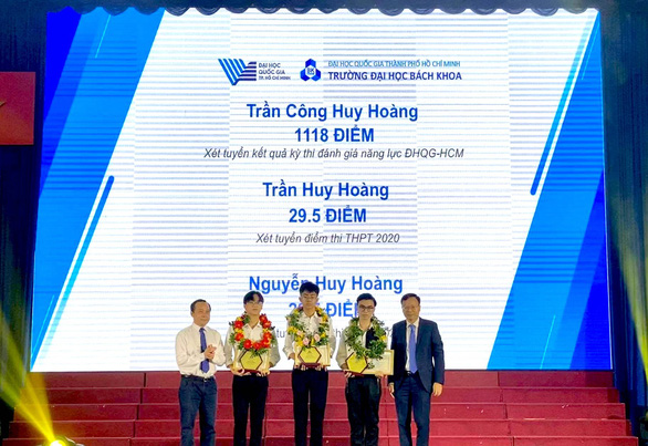 3 thủ khoa Trường ĐH Bách khoa TP.HCM cùng tên Huy Hoàng - Ảnh 1.