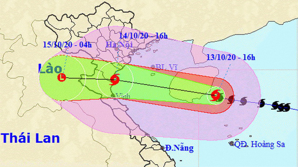 Thêm áp thấp nhiệt đới mới có thể mạnh thành bão số 8, hướng vào miền Trung - Ảnh 1.