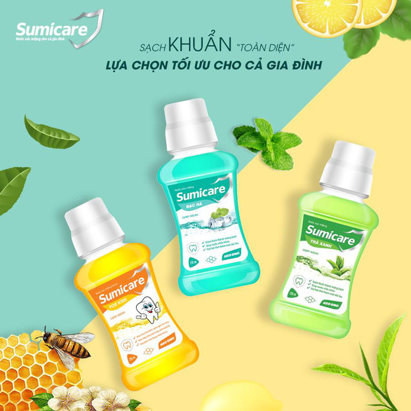 Sumicare - Nước súc miệng giúp diệt khuẩn cho cả gia đình - Ảnh 2.