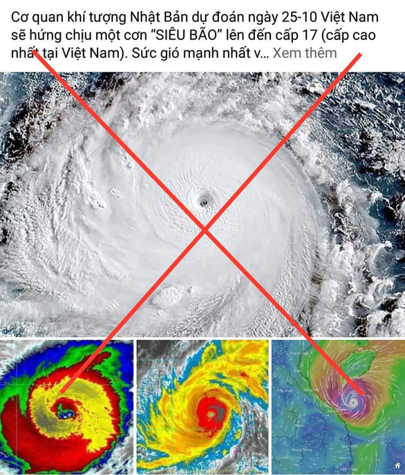 Nhật Bản dự báo siêu bão cấp 17 đổ bộ vào Việt Nam: Thông tin sai sự thật! - Ảnh 2.